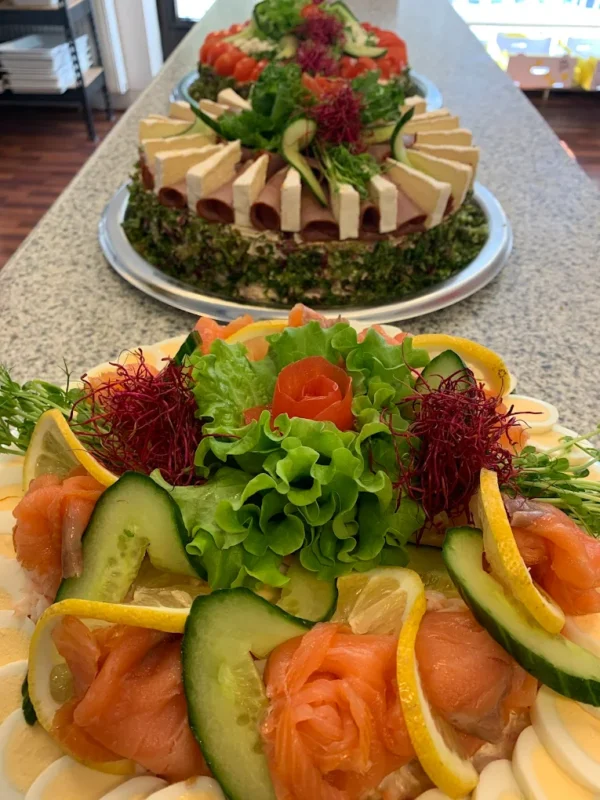 Smörgåstårta och laxtårta